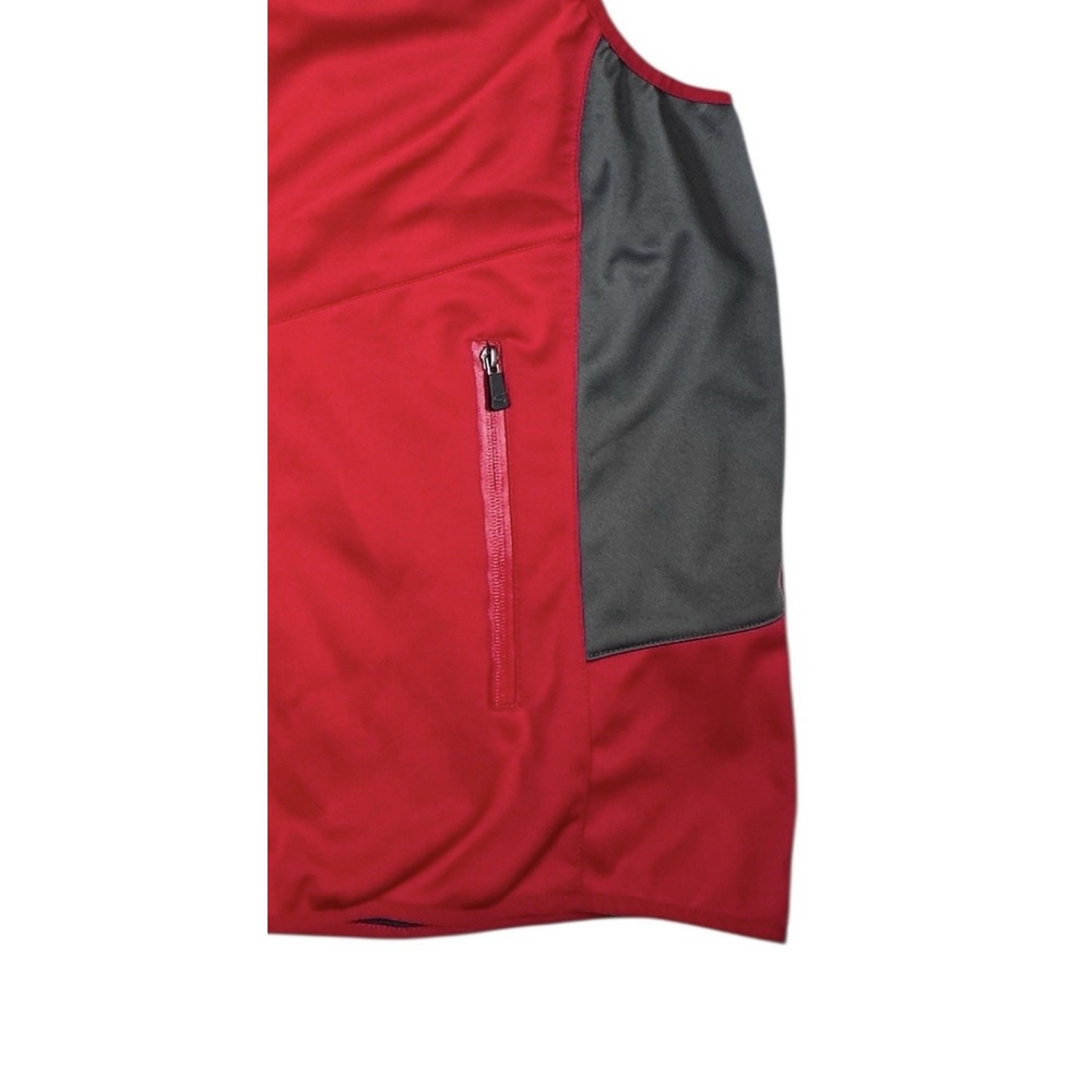 Franchise Club Louisville Cardinals Fleece Red Vest with Zip Front XXL - Picture 3 of 10